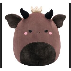 Squishmallows Tula The Devil Goat Plush 16Inch Brown Crown Horned Stuffed Animal